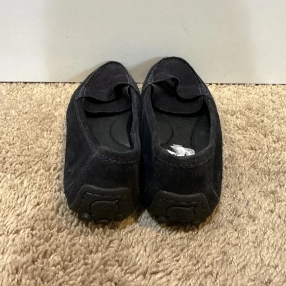 Born Shoes Womens Size 7.5 Blue Suede Driving Loafers Slip On Comfort Casual - Picture 4 of 8
